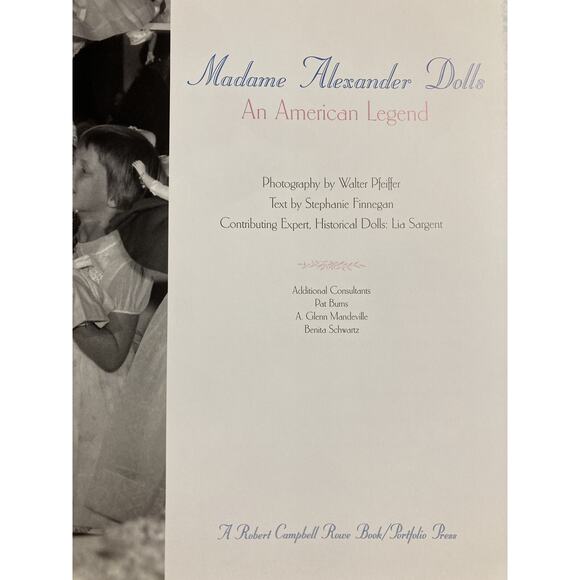 Madame Alexander Dolls Book Portfolio Press Collectible First Edition 1999 NEW - Picture 2 of 12